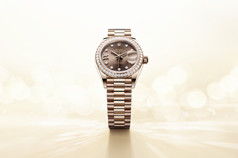 Montres Rolex Lady-Datejust - Goldfinger Saint-Barthélemy