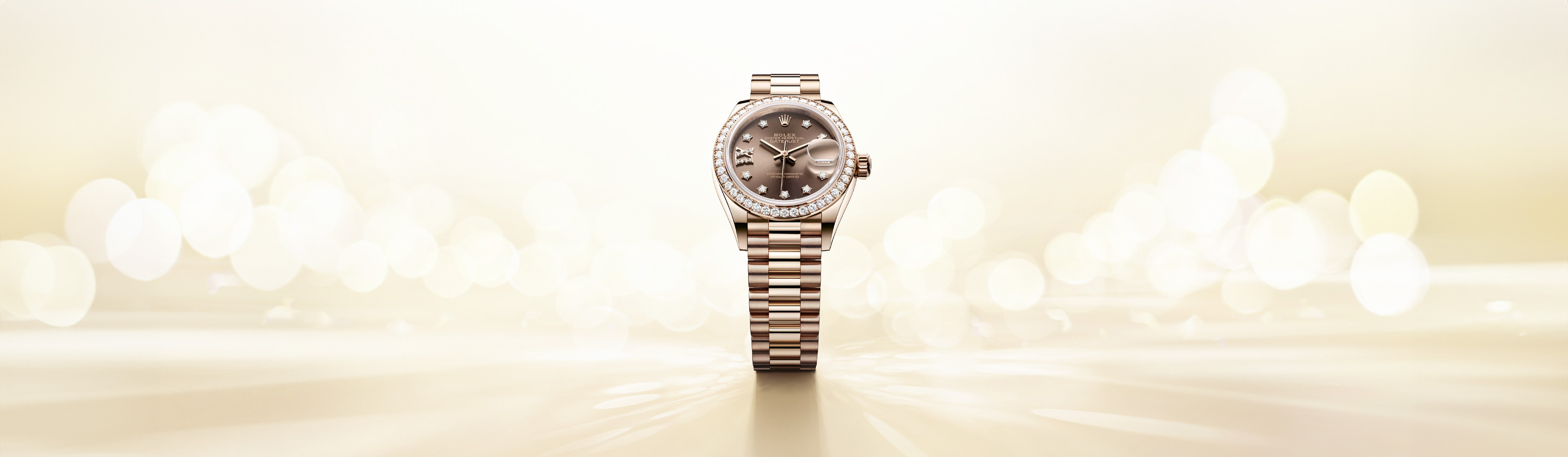 Montres Rolex Lady-Datejust - Goldfinger Saint-Barthélemy