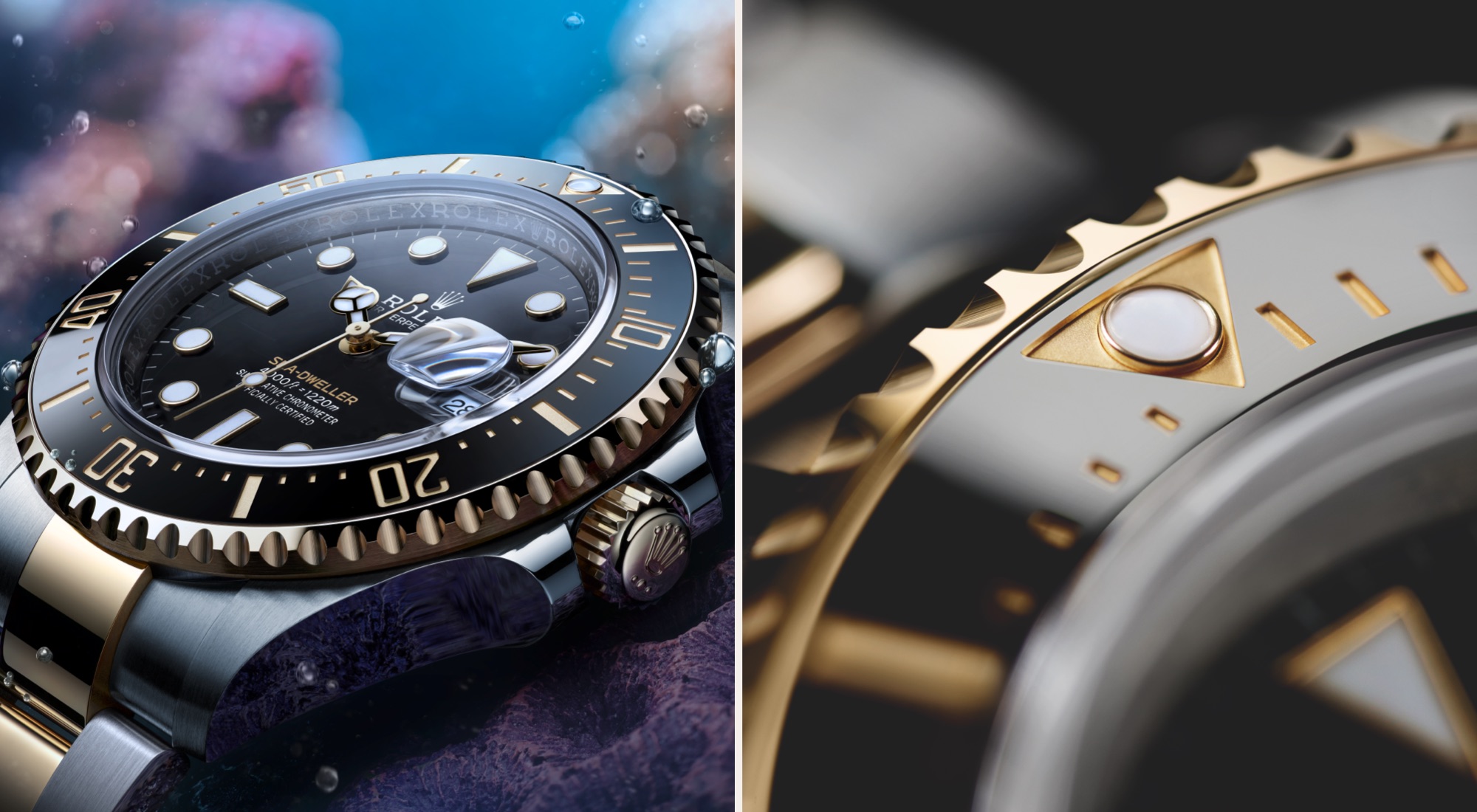 Montres Rolex Sea-Dweller - Goldfinger Saint-Barthélemy