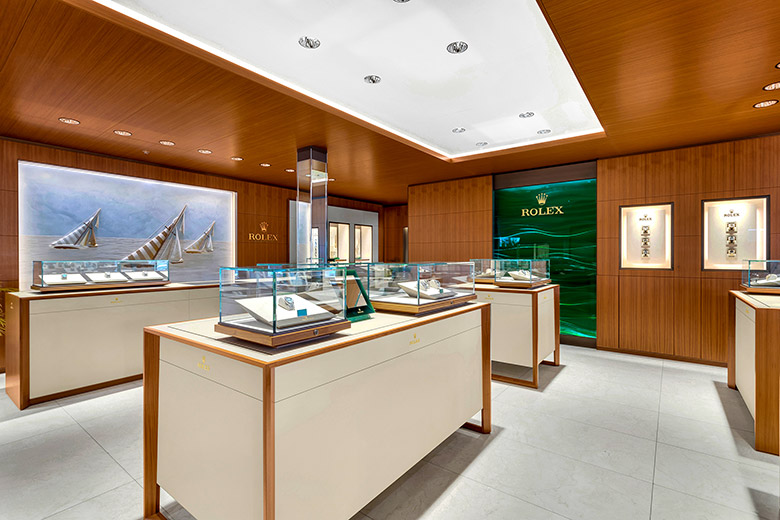 Rolex boutique showroom in Saint-Barthélemy - Goldfinger