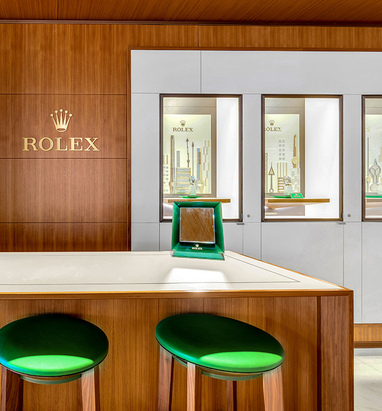 Rolex boutique showroom in Saint-Barthélemy - Goldfinger