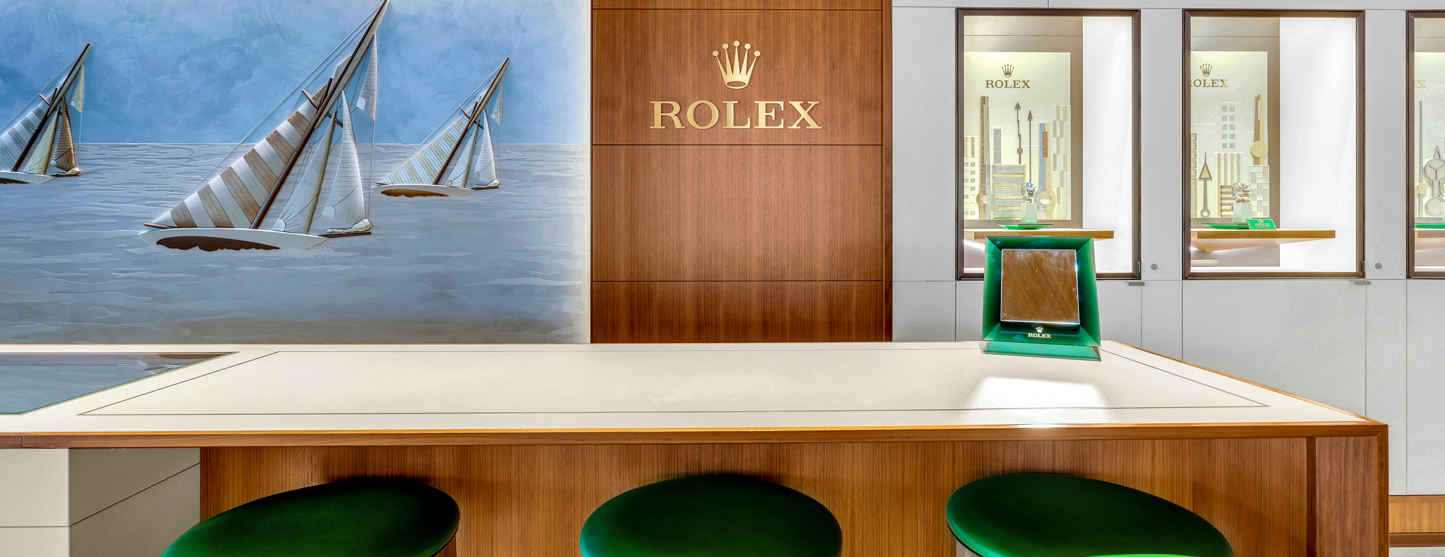 Rolex boutique showroom in Saint-Barthélemy - Goldfinger