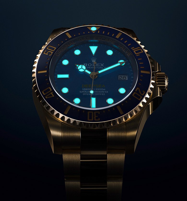 Montres Rolex Deepsea - Goldfinger Saint-Barthélemy