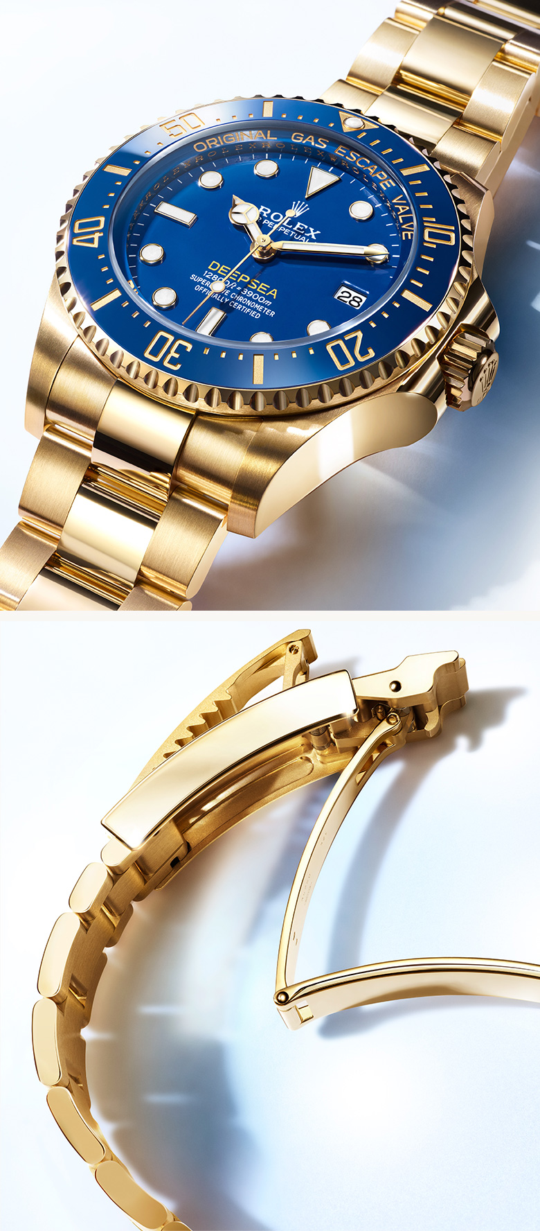 Montres Rolex Deepsea - Goldfinger Saint-Barthélemy